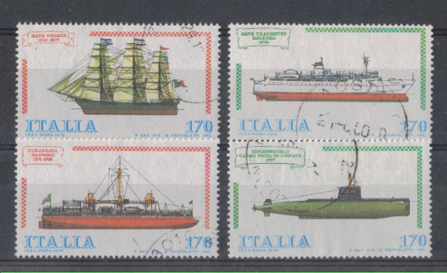 1979 - LOTTO/6710UD - REUBBLICA - NAVI 3° SERIE - USATI