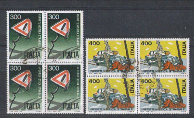 1984 - LOTTO/6803UQ - REPUBBLICA - INFORTUNI STRADALI - QUART/US
