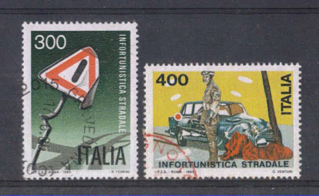 1984 - LOTTO/6803U - REPUBBLICA - INFORTUNI STRADALI - USATO