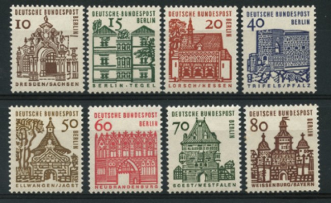 1964 - LOTTO/11972 - BERLINO - EDIFICI STORICI 8v. - NUOVI