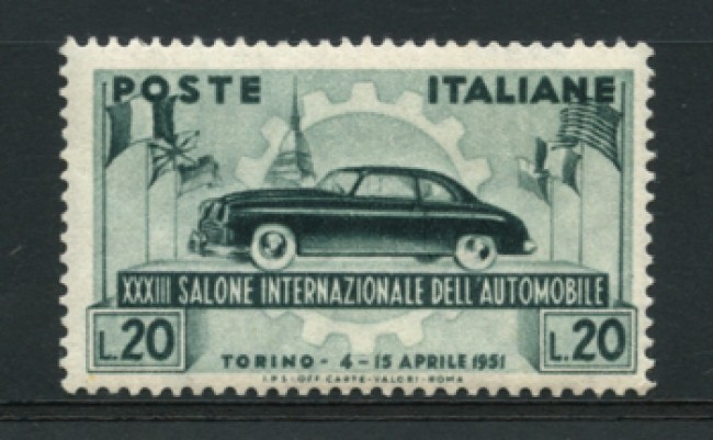 1951 - LOTTO/12795 - REPUBBLICA - 33° SALONE AUTO - NUOVO