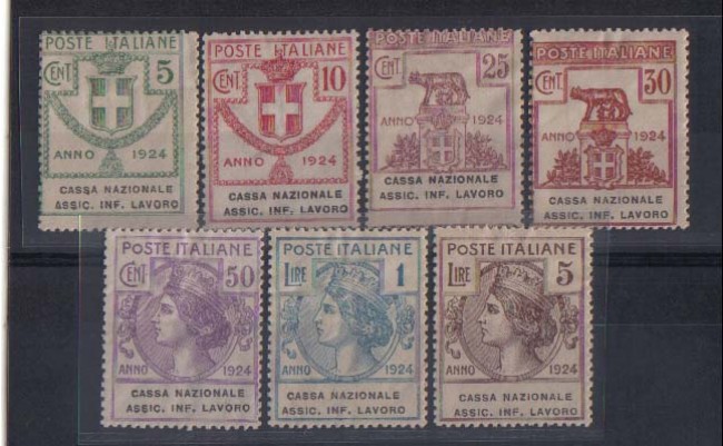 1924 - LOTTO/REGSS23CPN - REGNO  - CASSA NAZ. ASSICURAZ. LAVORO