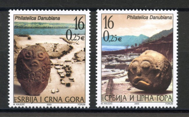 2003 - SERBIA MONTENEGRO - LOTTO/37622 - ARTE E CULTURA  2v. - NUOVI