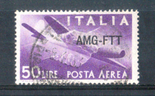 1949 - LOTTO/10401U - TRIESTE A - 50 LIRE POSTA AEREA USATO