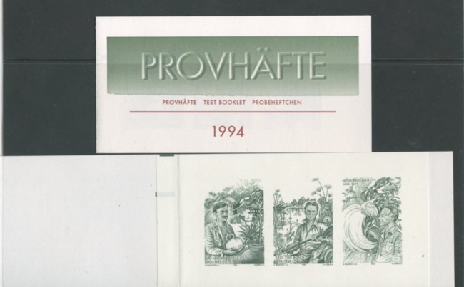 1994 - LOTTO/19444 - svezia -  EUROPA LIBRETTO DI PROVA - NUOVO