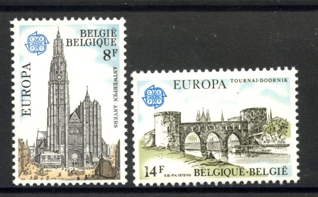 1978 - BELGIO - LOTTO/41356 - EUROPA 2v. - NUOVI
