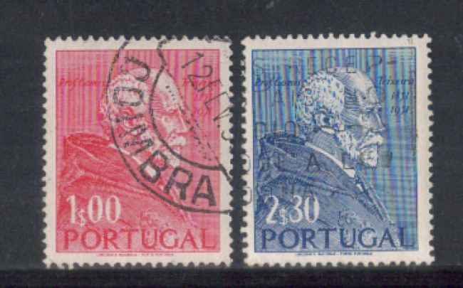 1952 - LOTTO/9742U - PORTOGALLO - G.TEIXEIRA 2v. - USATI