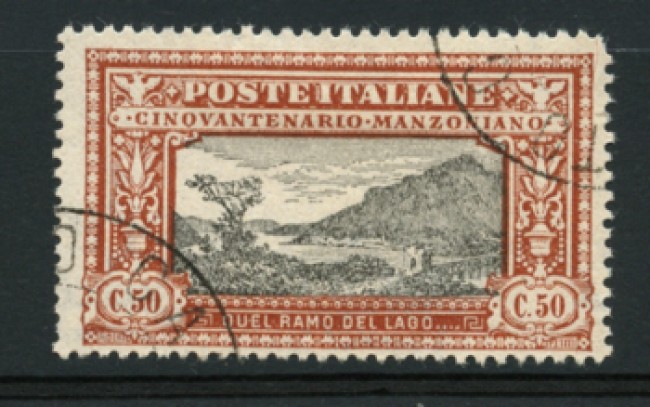 1923 - LOTTO/11887 - REGNO -  50c. A. MANZONI - USATO
