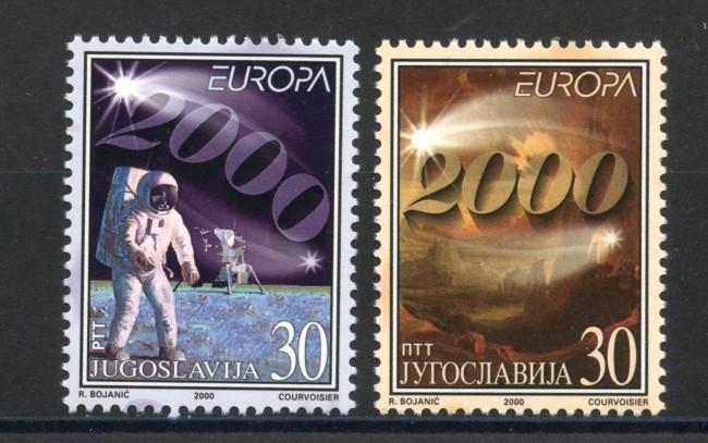 2000 - JUGOSLAVIA - EUROPA 2v. - NUOVI - LOTTO/35528