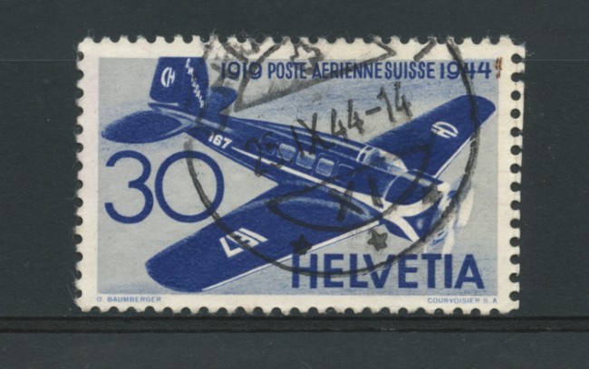 1944 - LOTTO/15238 - SVIZZERA - 30c. POSTA AEREA - USATO