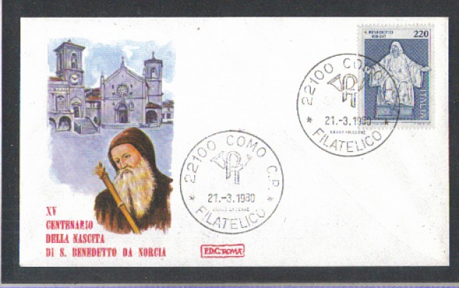 1980 - LOTTO/6715ZB - REPUBBLICA  - SAN BENEDETTO - FDC