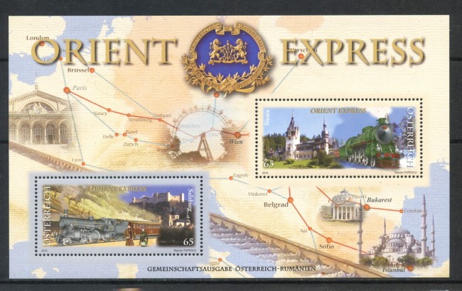 2010 - AUSTRIA - ORIENT EXPRESS FOGLIETTO - NUOVO - LOTTO/33545