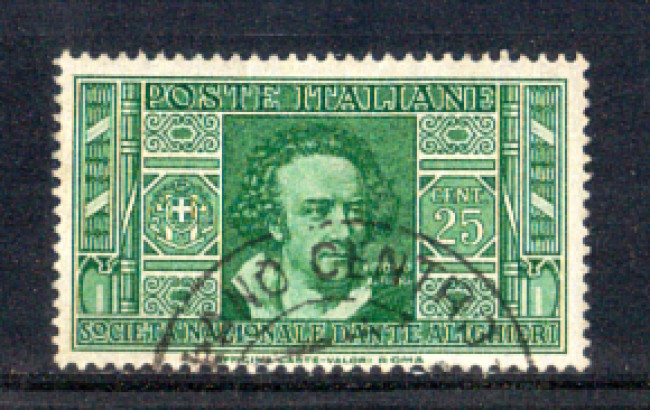 1932 - LOTTO/REG306U - REGNO - 25c. DANTE/ALFIERI - USATO