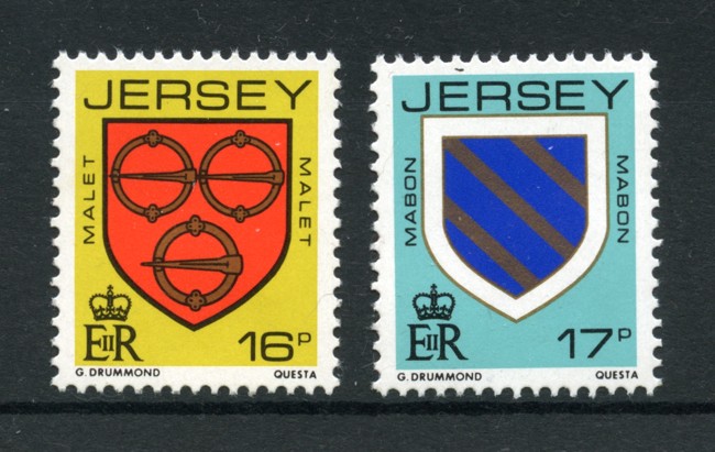 1985 - LOTTO/13385 - JERSEY - STEMMI ARALDICI 2v. - NUOVI
