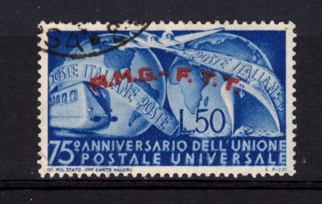 1949 - LOTTO/14678 - TRIESTE A - 50 Lire U.P.U. - USATO