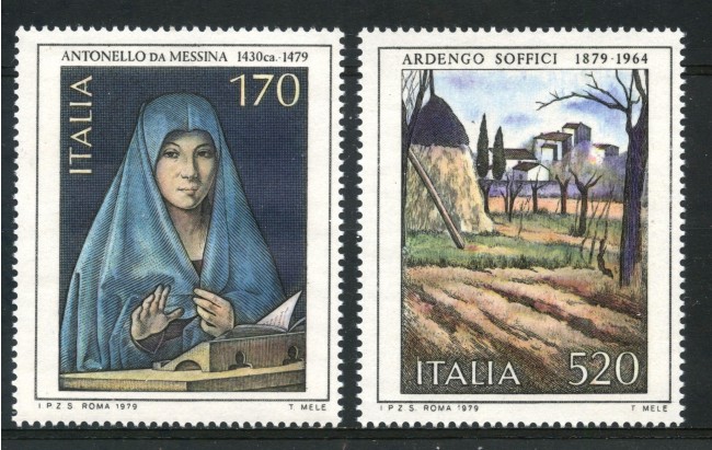 1979 - REPUBBLICA - ARTE ITALIANA 6° SERIE 2v. - NUOVI - LOTTO/6697