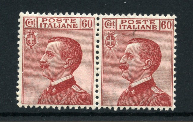 1917/20 - REGNO - LOTTO/43244 - 60 CENT. CARMINIO EFFIGIE  COPPIA NUOVI