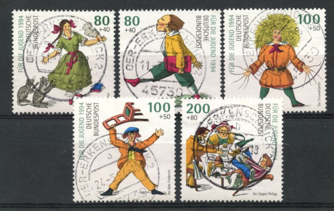 1994 - LOTTO/19089U - GERMANIA - PRO GIOVENTU' 5v. - USATI