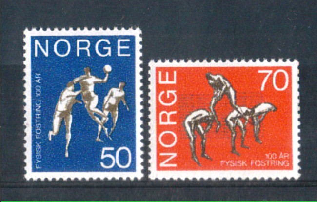 1970 - LOTTO/NORV574CPN - NORVEGIA - SCUOLA DI GINNASTICA - NUOVI