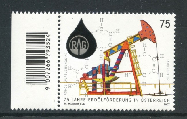 2007 - AUSTRIA - ESTRAZIONE DEL PETROLIO - NUOVO - LOTTO/33371