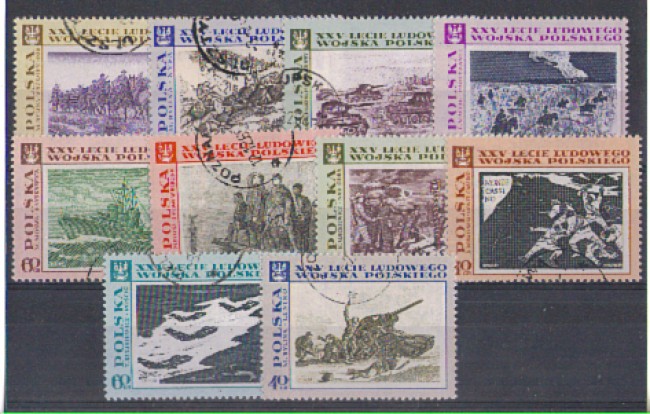 1968 - LOTTO/4858U - POLONIA - ARMATA POPOLARE - USATI