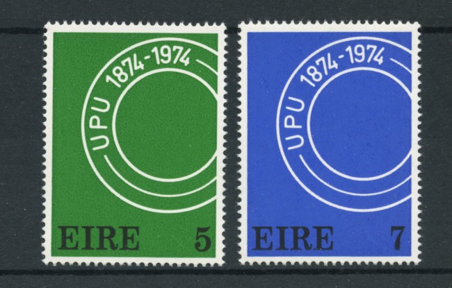 1974 - LOTTO/19217 - IRLANDA - CENTENARIO U.P.U. 2v. - NUOVI