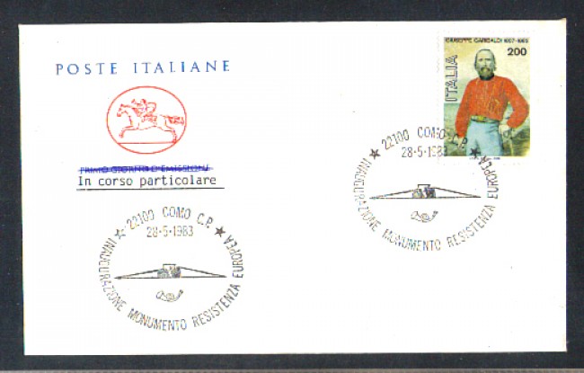 1983 - LBF/4061 - ITALIA - COMO MONUMENTO RESISTENZA EUROPEA