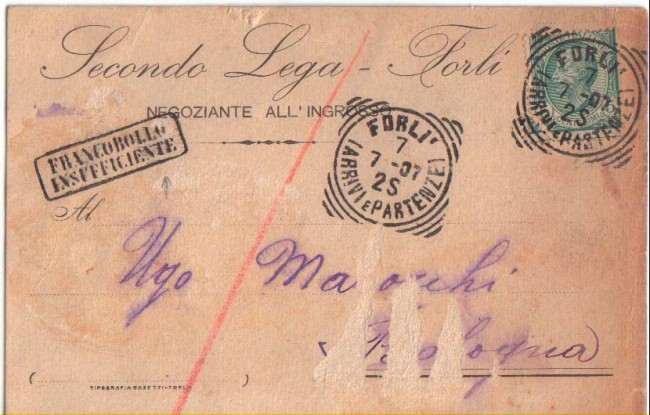 1907 - LBF/961 - FORLI