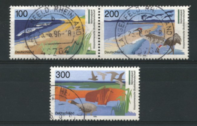 1996 - LOTTO/12541 - GERMANIA - PARCHI NAZIONALI 3v. - USATI