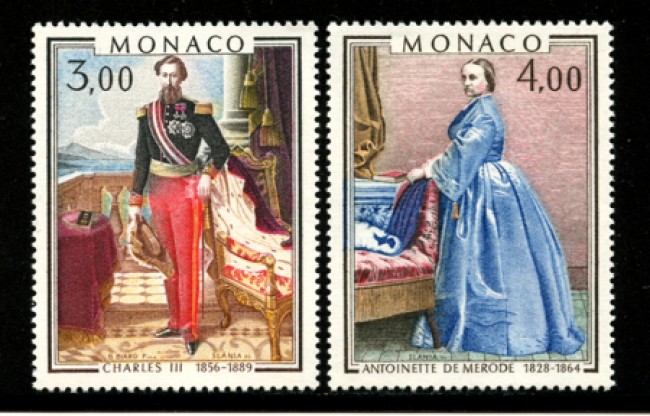 1979 - LOTTO/12918 - MONACO - RITRATTI DI PRINCIPI 2v. - NUOVI
