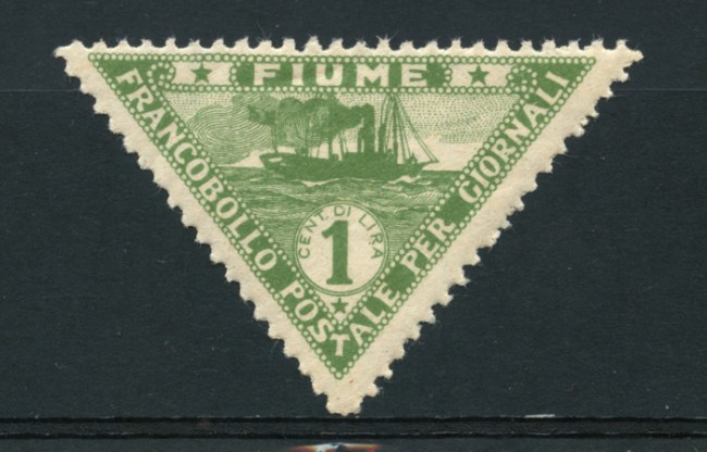 1920 - LOTTO/14914 - FIUME - 1c. FRANCOBOLLO PER GIORNALI - NUOVO