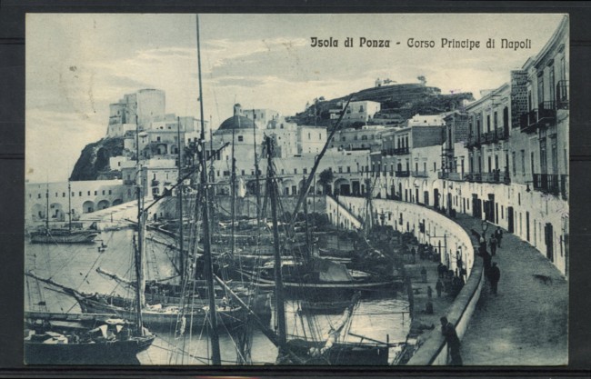 PONZA - 1933 - LOTTO/16721 - ISOLA DI PONZA CORSO PRINCIPE DI NAPOLI