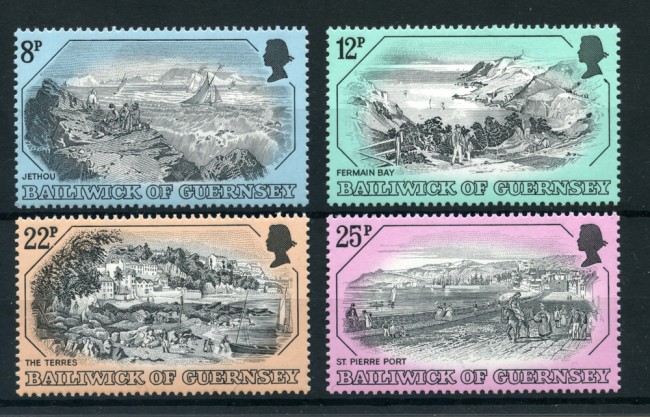 1982 - LOTTO/22115 - GUERNSEY - ANTICHE STAMPE 4v. NUOVI
