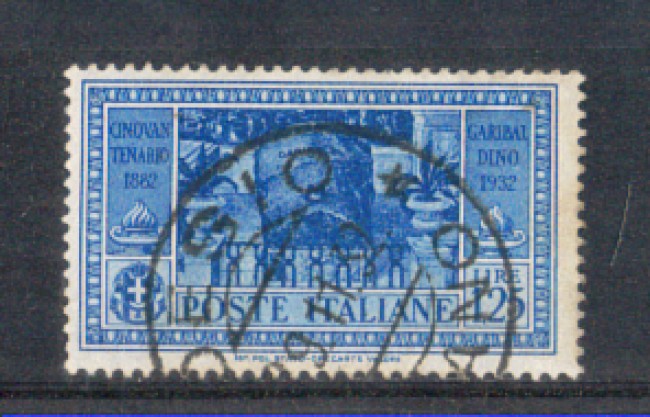 1932 - LOTTO/REG321U - REGNO -  1,25 L. G.GARIBALDI - USATO