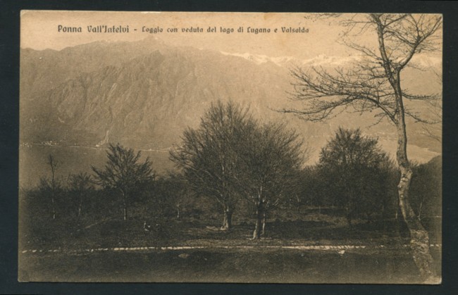 PONNA INTELVI (CO) - LOTTO/16923 - 1927 - LOGGIO CON VEDUTA