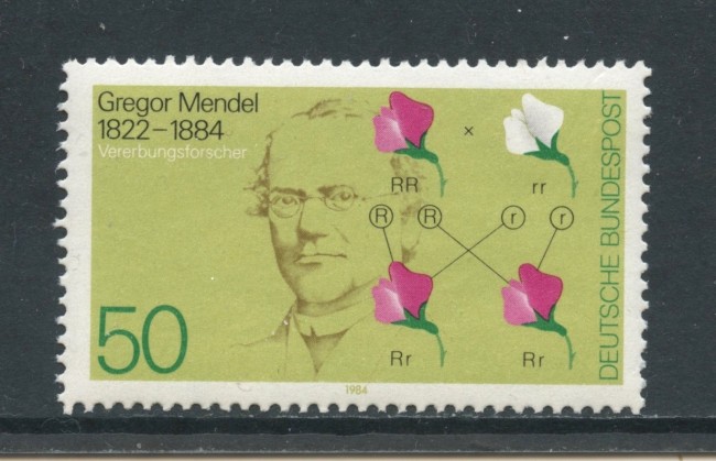 1984 - GERMANIA - GREGOR MENDEL - NUOVO - LOTTO/28365