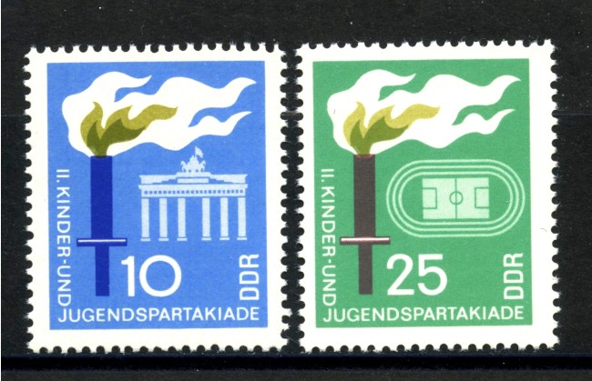 1968 - GERMANIA DDR - GIOCHI DELLA GIOVENTU' 2v. - NUOVI - LOTTO/36270