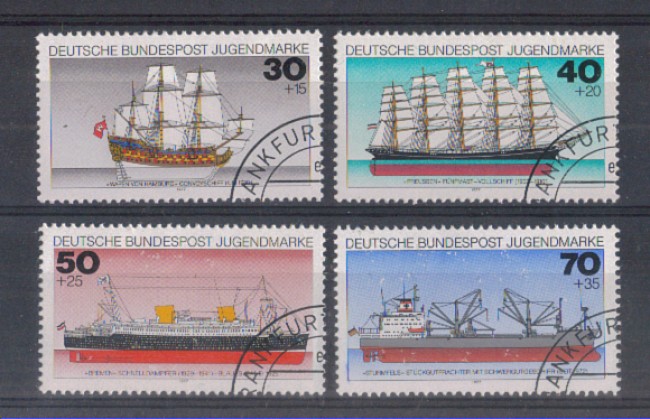 1977 - LOTTO/5277 - GERMANIA FEDERALE - NAVI TEDESCHE