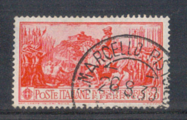 1930 - LOTTO/REG276U - REGNO - 20c. F.FERRUCCI - USATO