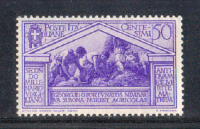 1930 - LOTTO/REG286N - REGNO - 50c. VIRGILIO - NUOVO