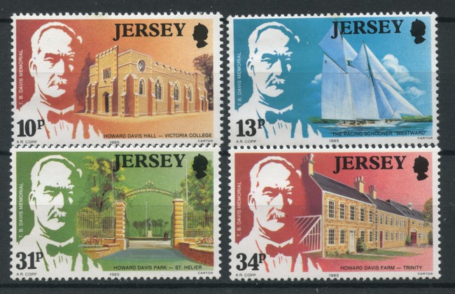 1985 - LOTTO/13384 - JERSEY - THOMAS B.DAVIS 4v. - NUOVI
