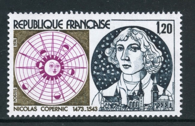 1974 - FRANCIA - NICOLO' COPERNICO - NUOVO - LOTTO/26102