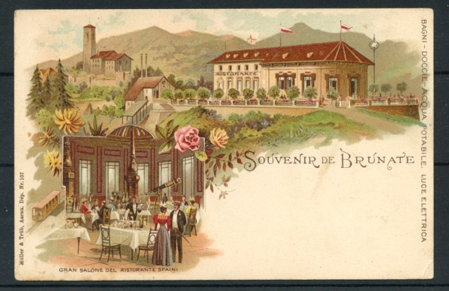 BRUNATE COMO - LOTTO/22961 - SOUVENIR DI BRUNATE