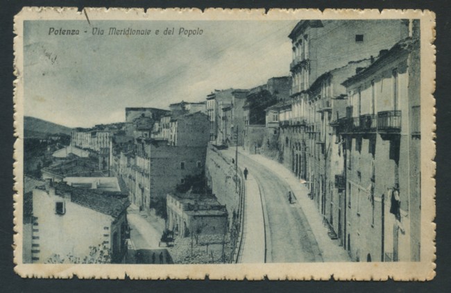 POTENZA - LOTTO/16893 - 1921 - VIA MERIDIONALE E DEL POPOLO