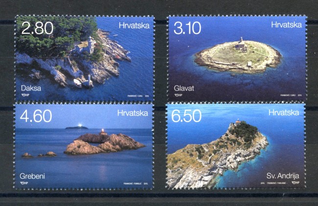 2015 - CROAZIA - FARI  4v. - NUOVI - LOTTO/33242