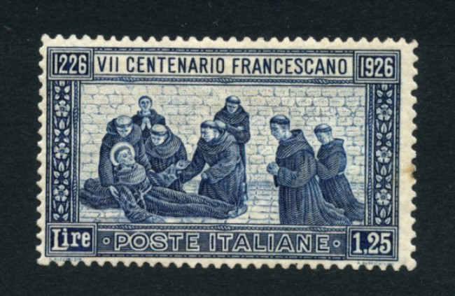 1926 - LOTTO/11613 - REGNO - 1,25 LIRE SAN FRANCESCO DENT. 14 - LING.