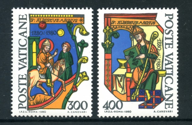 1980 - LOTTO/5825 - VATICANO - S.ALBERTO MAGNO 2v. - NUOVI