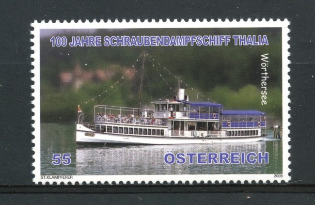 2009 - AUSTRIA - BATTELLO A VAPORE THALIA - NUOVO- LOTTO/33479