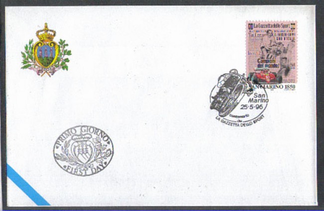 1996 - LOTTO/8170Z - SAN MARINO - GAZZETTA DELLO SPORT - FDC