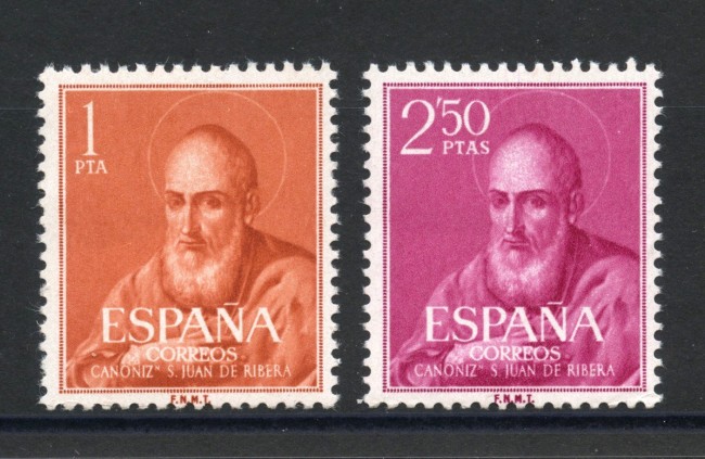 1960 - SPAGNA - LOTTO/38965 - GIOVANNI DI RIBERA 2v. - NUOVI